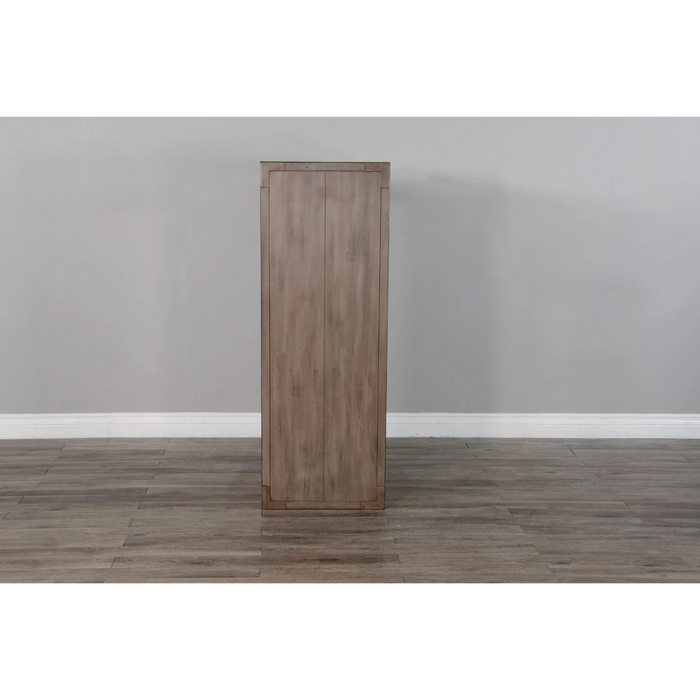 Sunny Designs Doe Valley 50" Mid-Century Mahogany Wood Sofa Table in Taupe Brown Buckskin - Bed & Sofa Hub