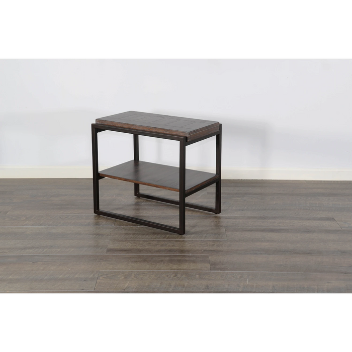 Sunny Designs French Metal Sled Base Chair Side Table French - Bed & Sofa Hub