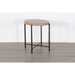 Sunny Designs Round  22" Distressed Chair Side Table Weathered Brown - Bed & Sofa Hub