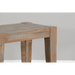 Sunny Designs 25" Modern Mindi Wood Chair Side Table in Weathered Brown - Bed & Sofa Hub