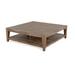 Sunny Designs 48" Modern Mindi Wood Cocktail Table in Weathered Brown - Bed & Sofa Hub