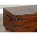 Sunny Designs Santa Fe 48" Traditional Wood Trunk Coffee Table in Dark Chocolate - Bed & Sofa Hub