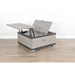 Sunny Designs Mahogany Wood Coffee Table with Lift Top and Casters - Alpine Gray - Bed & Sofa Hub