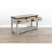 Sunny Designs Traditional Mahogany Wood Sofa Table in Alpine Gray - Bed & Sofa Hub