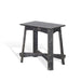 Sunny Designs Marina Farmhouse Mahogany Wood Chair Side Table in Black Sand - Bed & Sofa Hub