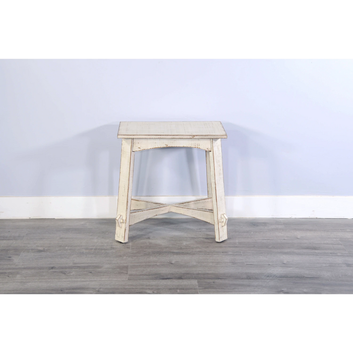 Sunny Designs White Sand Chair Side Table White Sand - Bed & Sofa Hub