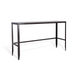 Sunny Designs San Diego Wood and Metal Sofa Bar Table Antique Brown - Bed & Sofa Hub
