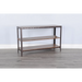 Sunny Designs San Diego Metal & Solid Wood Sofa Table in Antique Brown - Bed & Sofa Hub