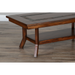 Sunny Designs Santa Fe 48.5" Traditional Wood Coffee Table in Dark Chocolate - Bed & Sofa Hub