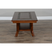 Sunny Designs Santa Fe 48.5" Traditional Wood Coffee Table in Dark Chocolate - Bed & Sofa Hub