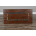 Sunny Designs Santa Fe 48.5" Traditional Wood Coffee Table in Dark Chocolate - Bed & Sofa Hub