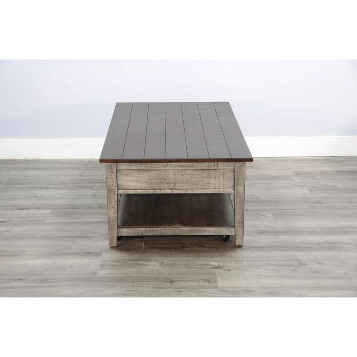 Sunny Designs Coffee Table Tobacco Leaf and Alpine Grey - Bed & Sofa Hub