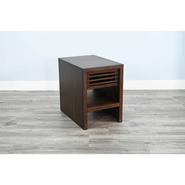 Sunny Designs Chair Side Table with Drawer Coffee Bean - Bed & Sofa Hub