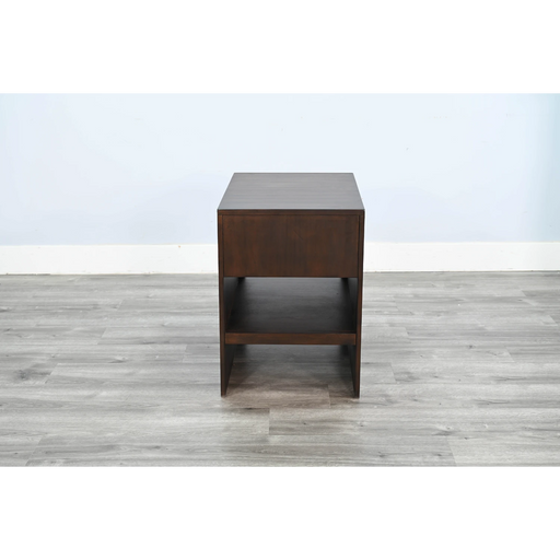 Sunny Designs Chair Side Table with Drawer Coffee Bean - Bed & Sofa Hub