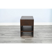 Sunny Designs Chair Side Table with Drawer Coffee Bean - Bed & Sofa Hub
