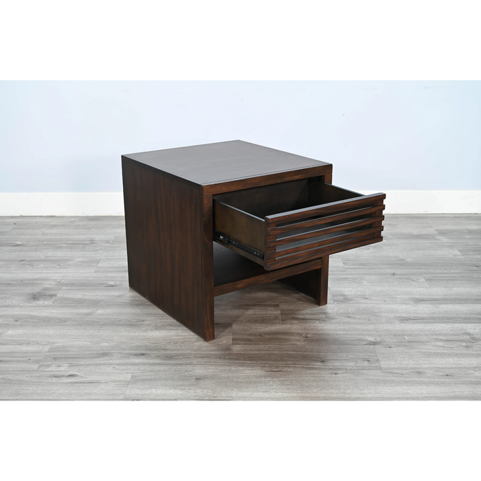 Sunny Designs End Table with Drawer Coffee Bean - Bed & Sofa Hub