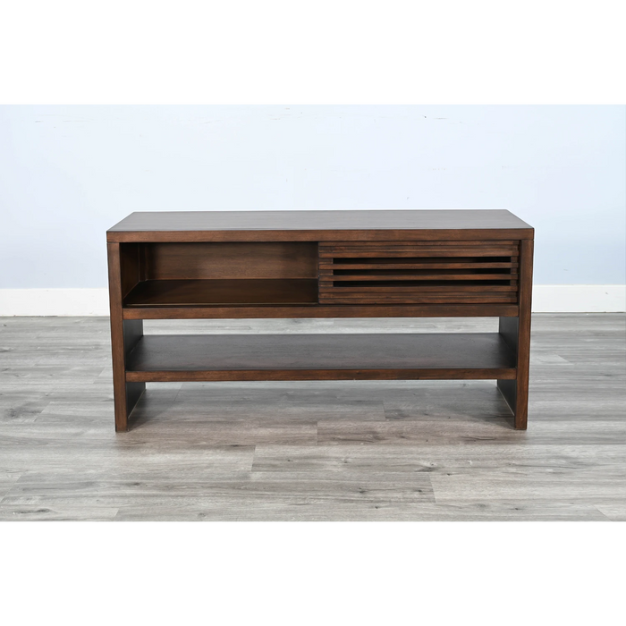 Sunny Designs Sofa Table with Sliding Door Coffee Bean - Bed & Sofa Hub