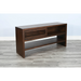 Sunny Designs Sofa Table with Sliding Door Coffee Bean - Bed & Sofa Hub