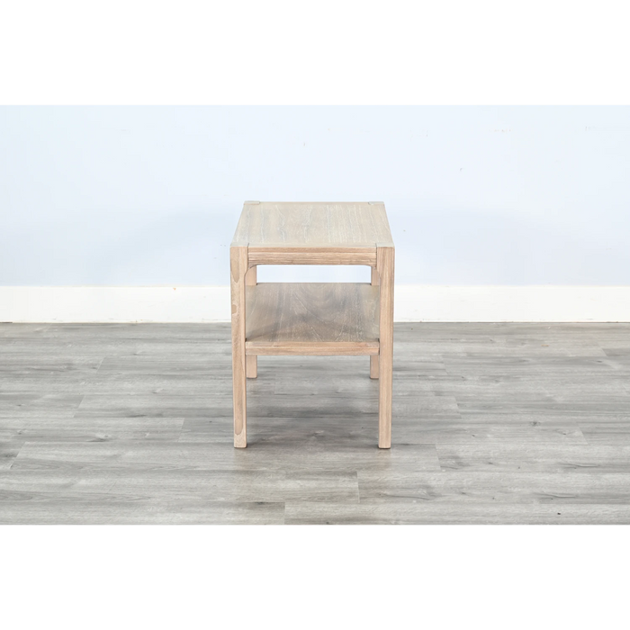 Sunny Designs Chair Side Table Wheat - Bed & Sofa Hub