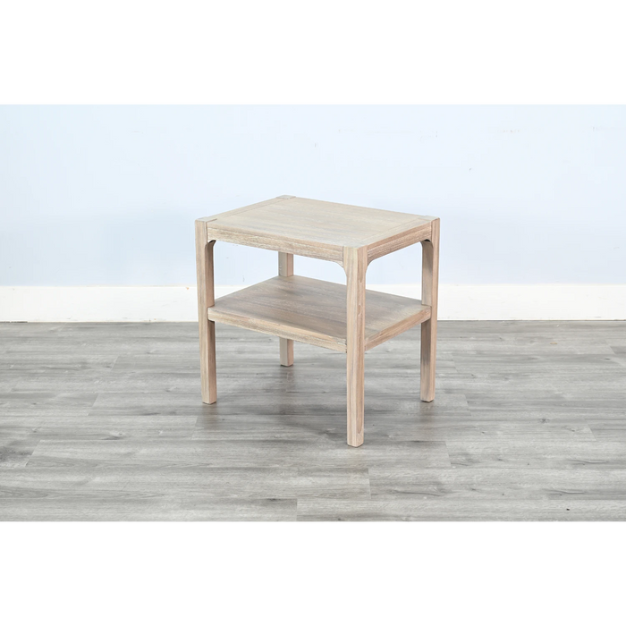 Sunny Designs Chair Side Table Wheat - Bed & Sofa Hub