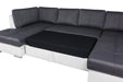 Maxima House Sectional TOKIO Maxi with FULL XL Sleeper and bedding storage WN0059 - Bed & Sofa Hub