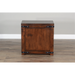 Sunny Designs Santa Fe Chair Side Table Dark Chocolate - Bed & Sofa Hub