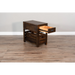 Sunny Designs Homestead Chair Side Table Tobacco Leaf - Bed & Sofa Hub