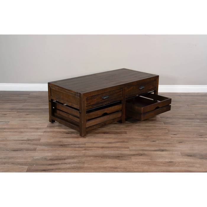 Sunny Designs Homestead Coffee Table Tobacco Leaf - Bed & Sofa Hub