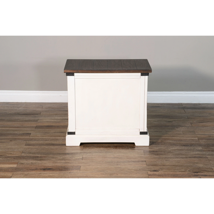 Sunny Designs Barn Chair Side Table French Country - Bed & Sofa Hub