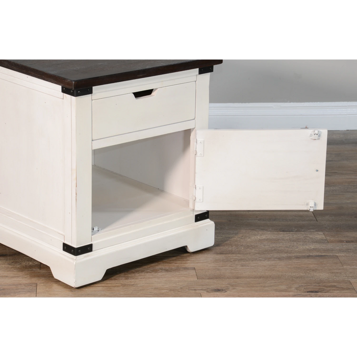 Sunny Designs Barn End Table French Country - Bed & Sofa Hub