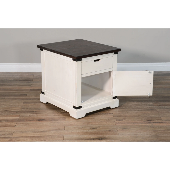 Sunny Designs Barn End Table French Country - Bed & Sofa Hub