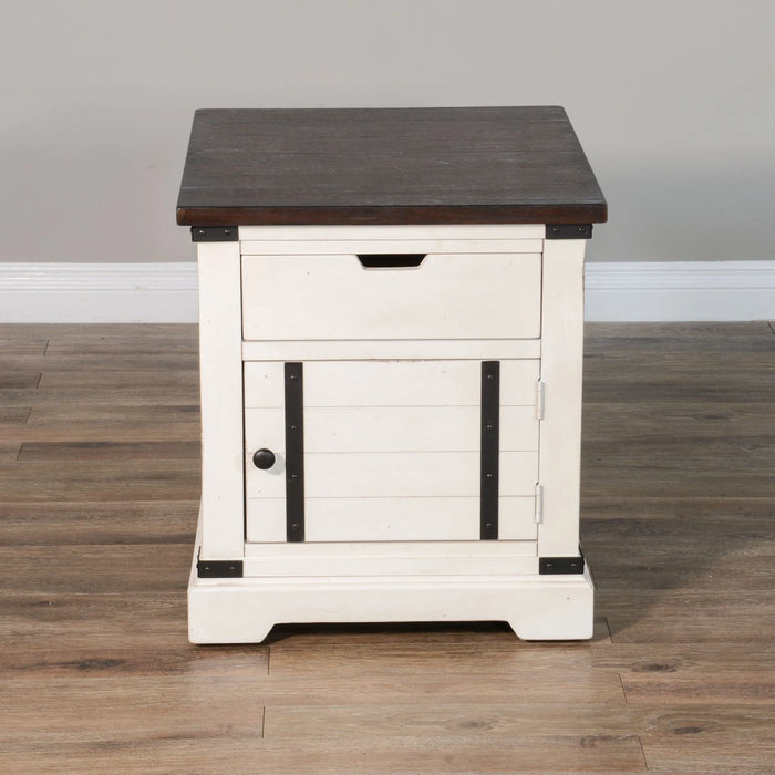 Sunny Designs Barn End Table French Country - Bed & Sofa Hub