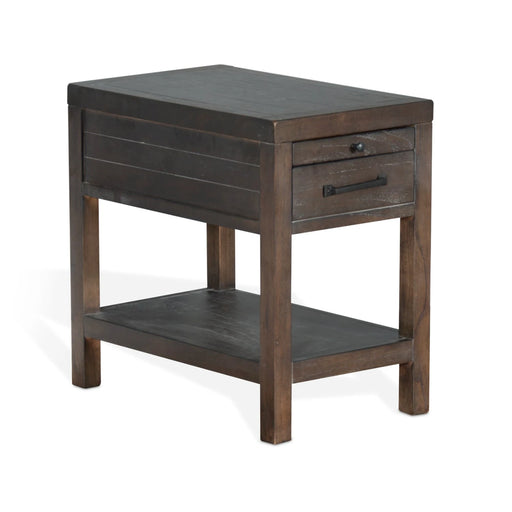 Sunny Designs Dundee Chair Side Table Kettle Black - Bed & Sofa Hub