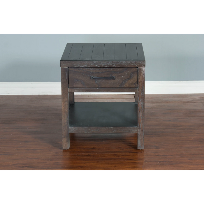 Sunny Designs Dundee End Table Kettle Black - Bed & Sofa Hub