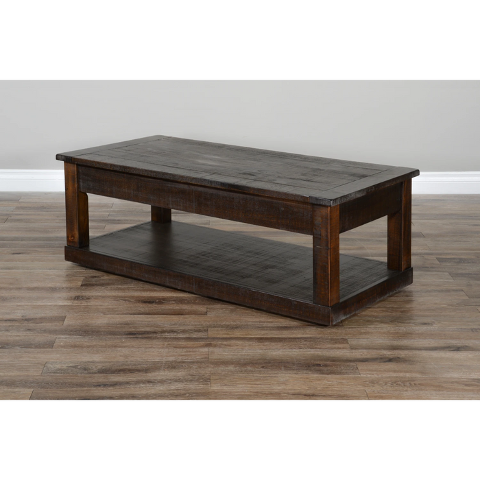 Sunny Designs Coffee Table with Casters Tobacco Leaf - Bed & Sofa Hub