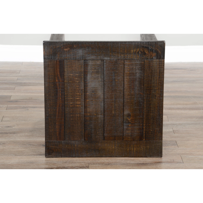 Sunny Designs Wood End Table Tobacco Leaf - Bed & Sofa Hub