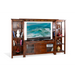Sunny Designs Santa Fe Entertainment Wall with 2 Piers Dark Chocolate - Bed & Sofa Hub