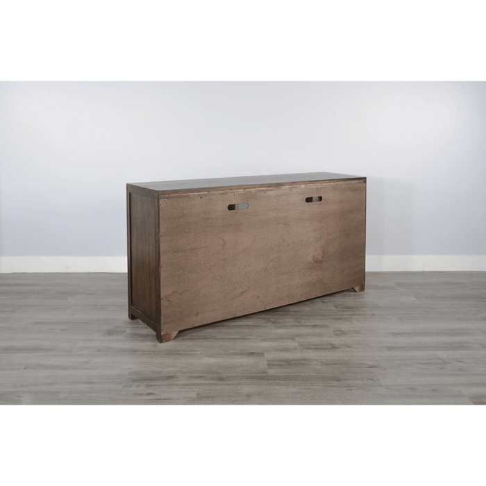 Sunny Designs  66" TV Console Tobacco Leaf - Bed & Sofa Hub