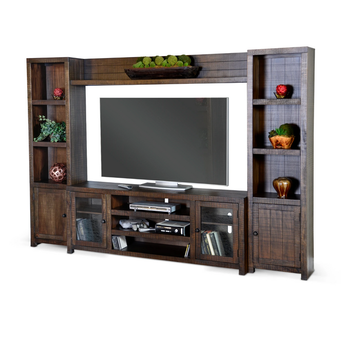 Sunny Designs Homestead Entertainment Wall Tobacco Leaf - Bed & Sofa Hub