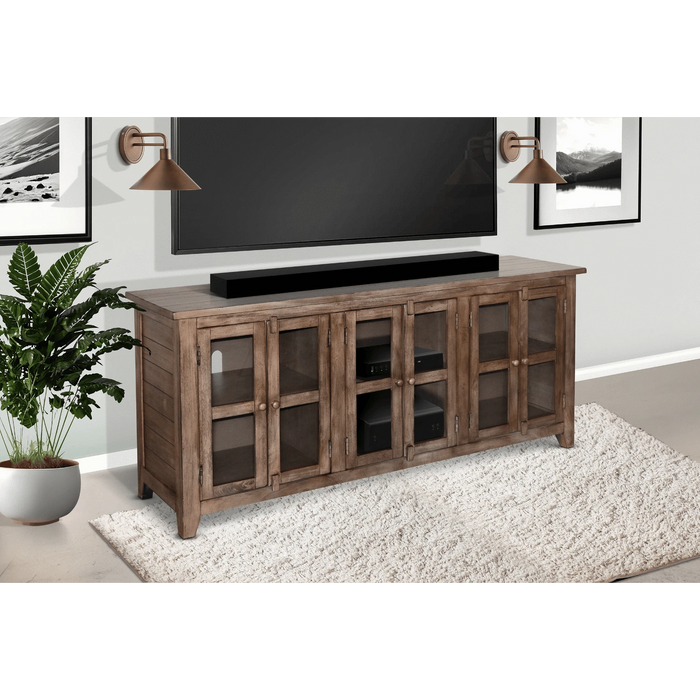 Sunny Designs 70" TV Console Buckskin - Bed & Sofa Hub