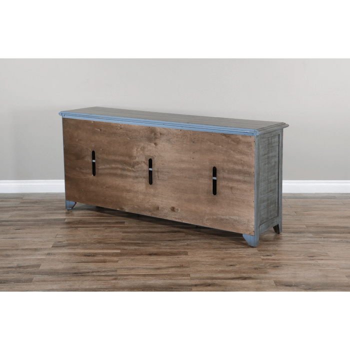 Sunny Designs Marina 70" TV Display Cabinet Little Boy Blue - Bed & Sofa Hub