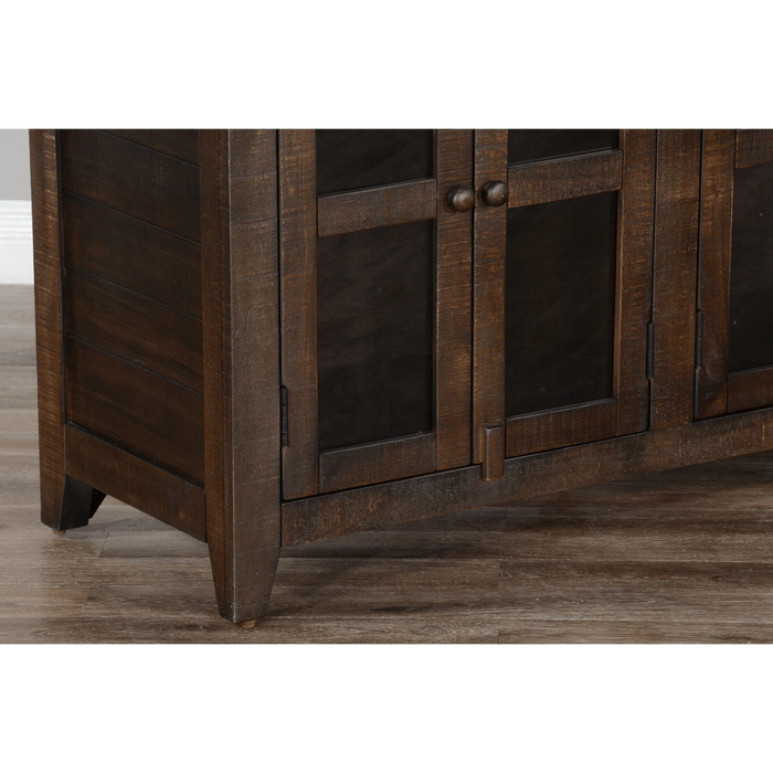 Sunny Designs 70" TV Console Tobacco Leaf - Bed & Sofa Hub