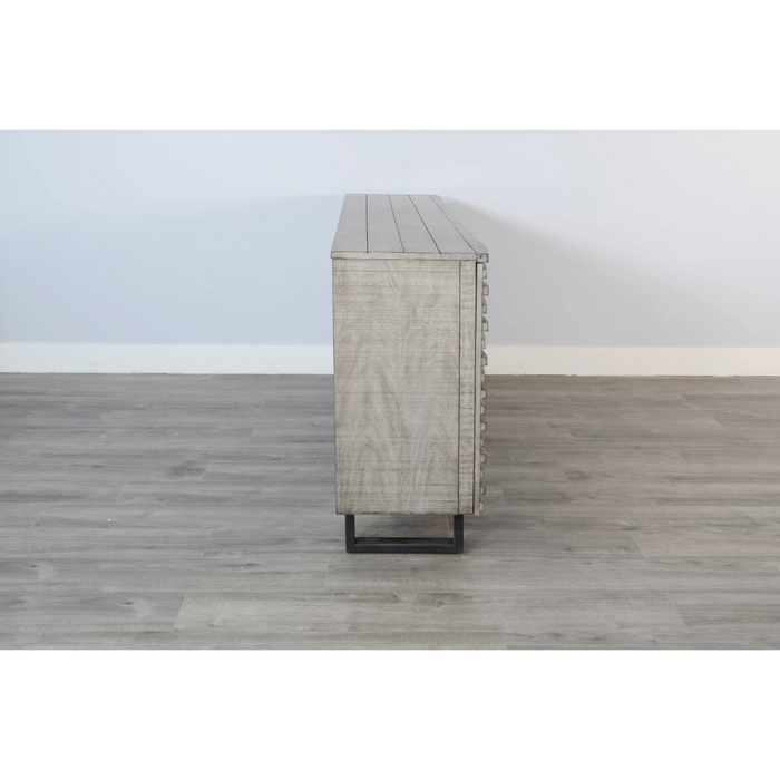 Sunny Designs 72" Media Console / Server Alpine Grey - Bed & Sofa Hub