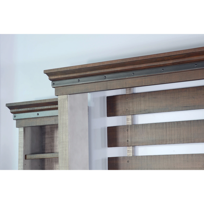 Sunny Designs Entertainment Wall Tobacco Leaf and Alpine Grey - Bed & Sofa Hub