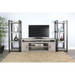 Sunny Designs Entertainment Wall ( Console+2 Piers ) Alpine Grey - Bed & Sofa Hub