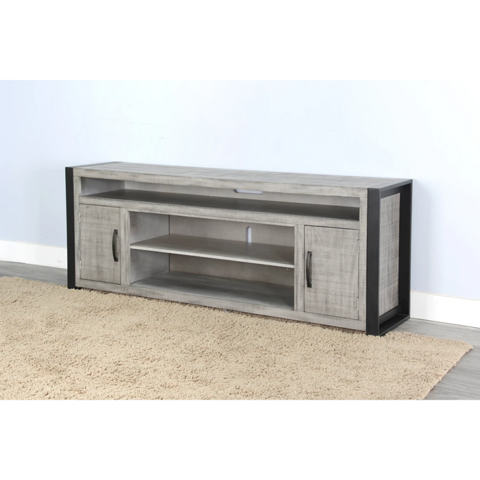 Sunny Designs Media Console Alpine Grey - Bed & Sofa Hub