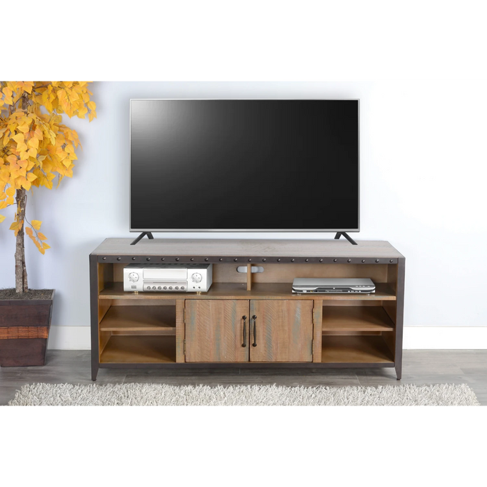 Sunny Designs Media Console Antique Brown - Bed & Sofa Hub
