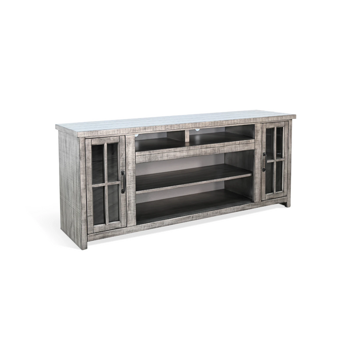 Sunny Designs Media Console  Alpine Grey - Bed & Sofa Hub