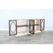 Sunny Designs 78" Media Console  Marble White/Buckskin - Bed & Sofa Hub