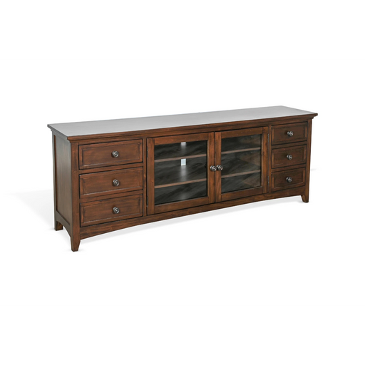 Sunny Designs 72" Media Console Coffee Bean - Bed & Sofa Hub